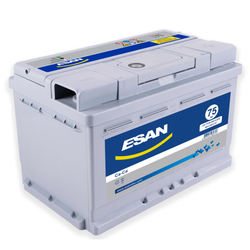 12V 75Ah Esan Tam Kapalı R+ Tırnaksız L3 Akü